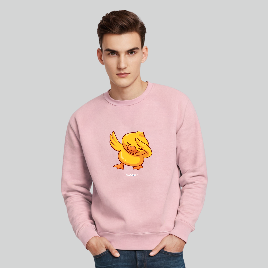 Clothivee Dab Duck Crew Neck Sweatshirt