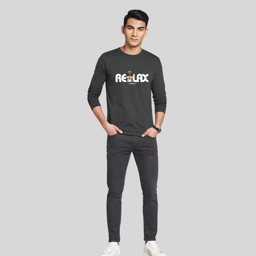 Clothivee Chill Pug Full Sleeves T-shirt