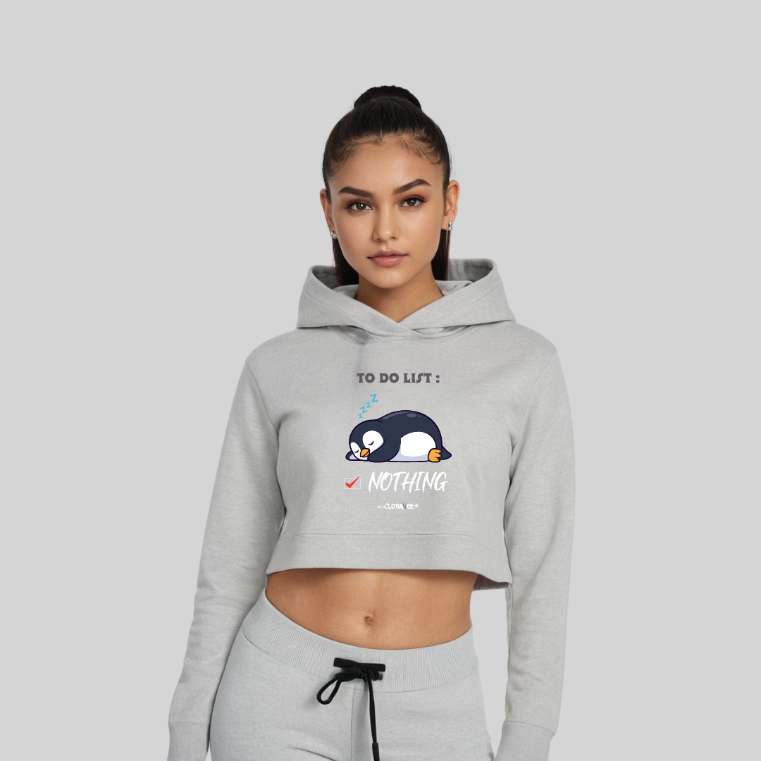 Penguin Women’s Crop Hoodie
