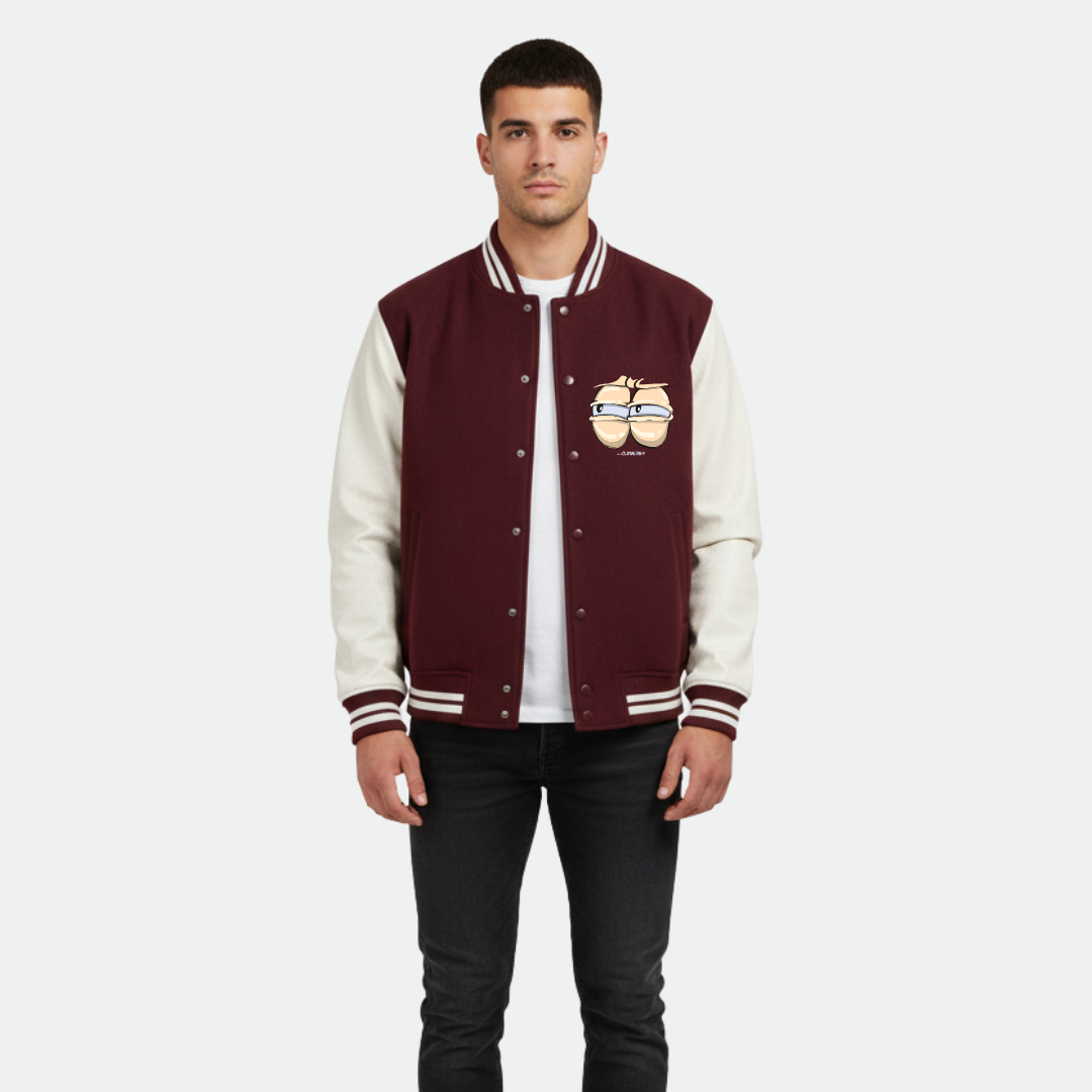Clothivee Meme Mood Varsity Jacket