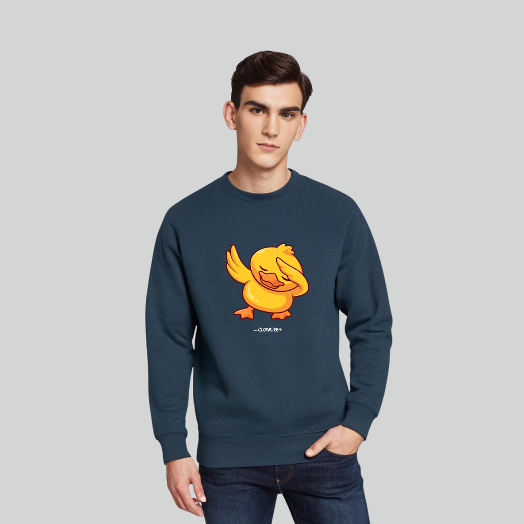 Clothivee Dab Duck Crew Neck Sweatshirt