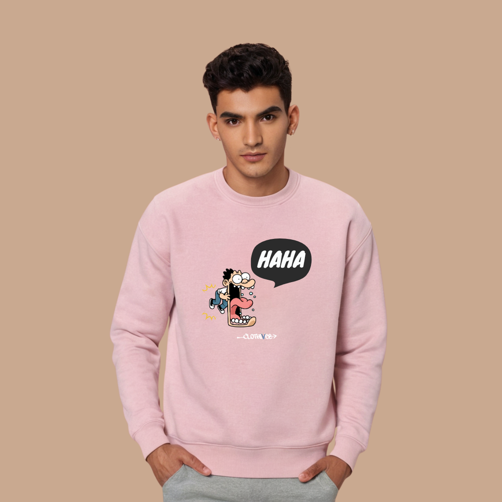 Comic Laughter Cartoon Sweatshirt