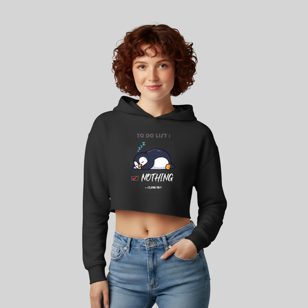 Penguin Women’s Crop Hoodie