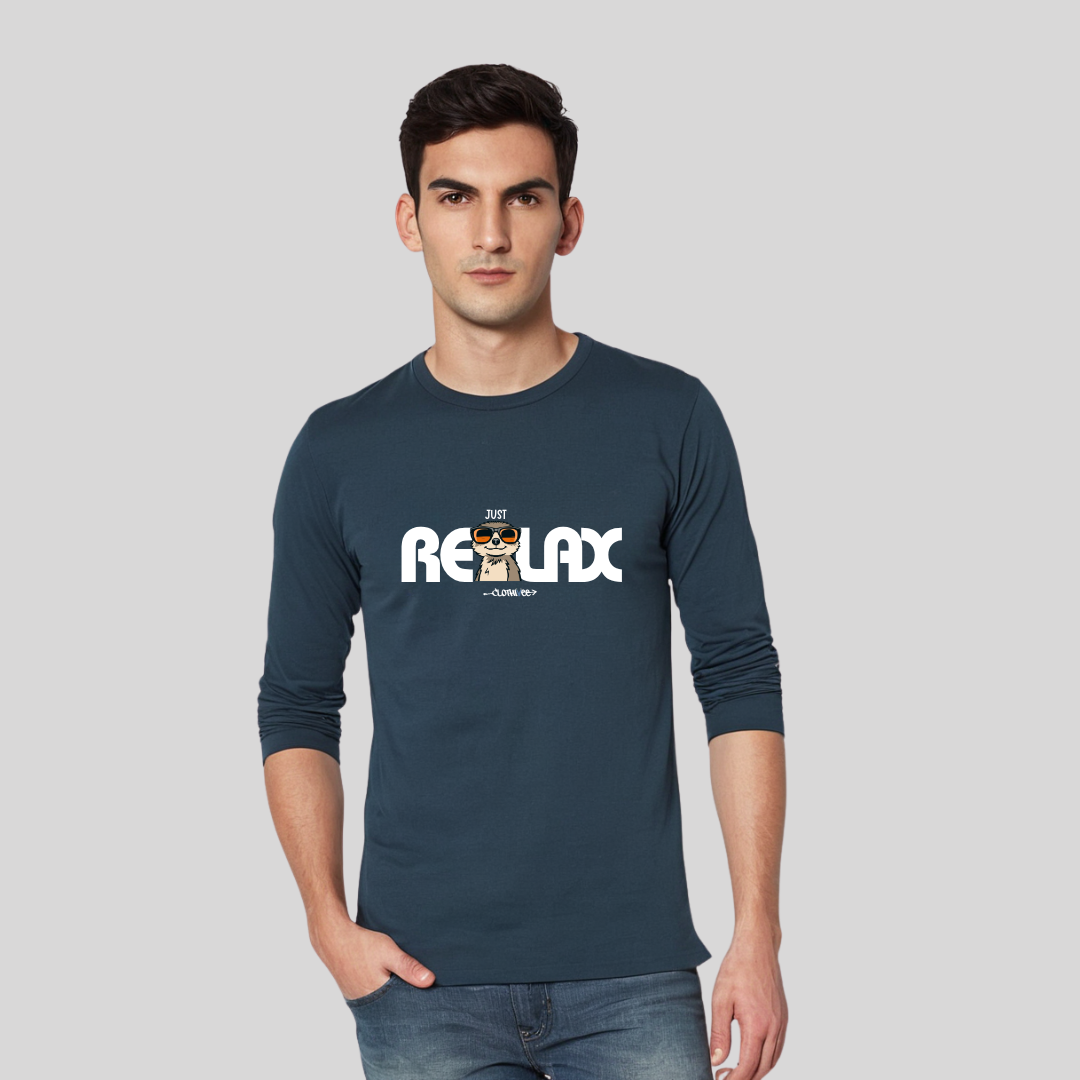 Clothivee Chill Pug Full Sleeves T-shirt