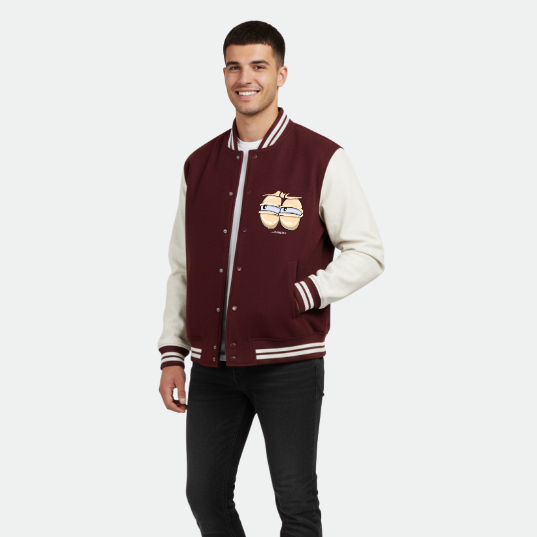 Clothivee Meme Mood Varsity Jacket