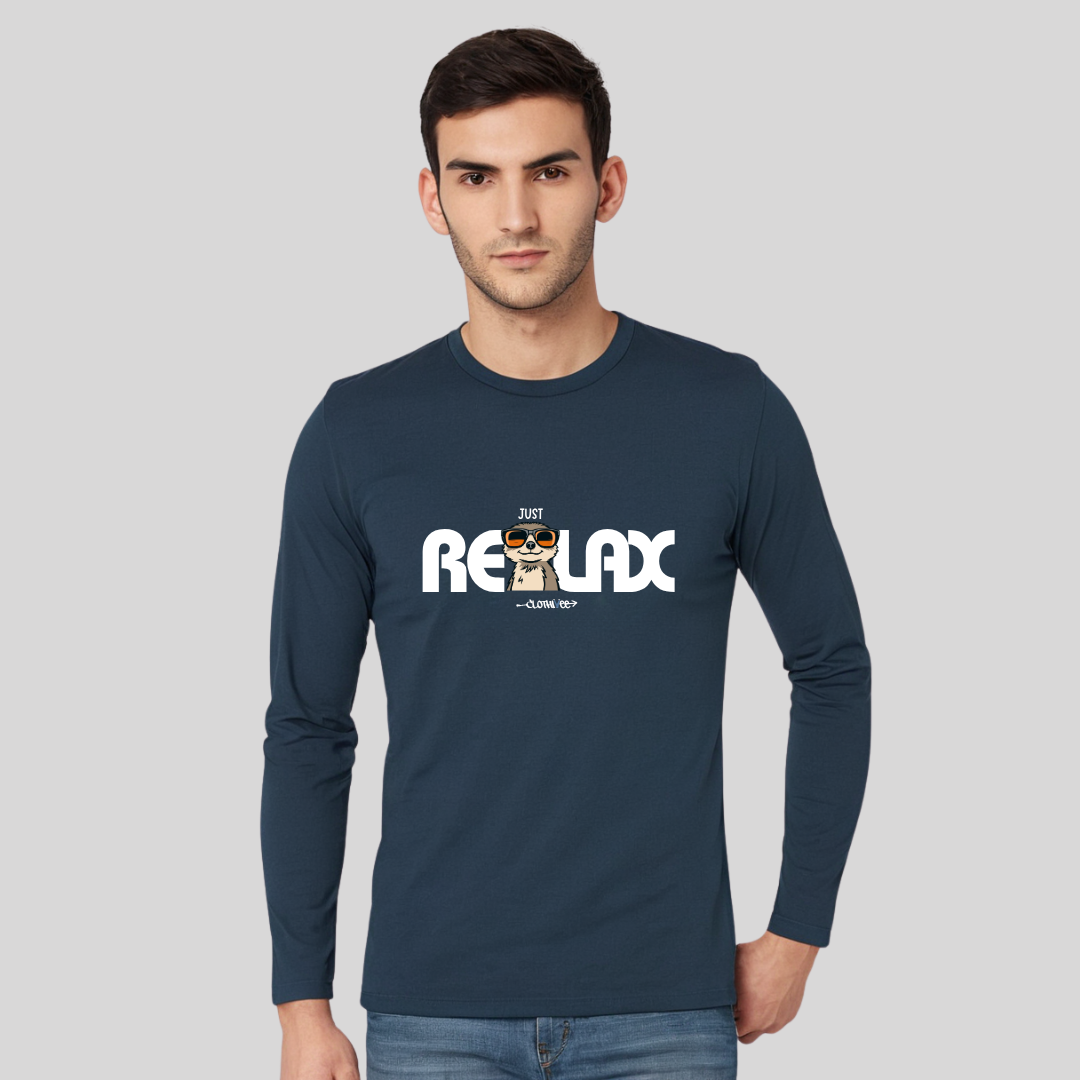 Clothivee Chill Pug Full Sleeves T-shirt