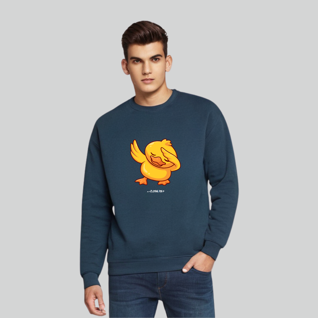 Clothivee Dab Duck Crew Neck Sweatshirt