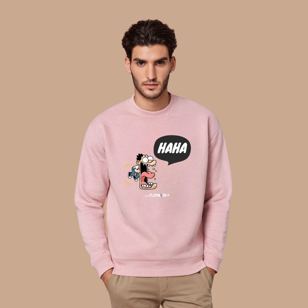 Comic Laughter Cartoon Sweatshirt