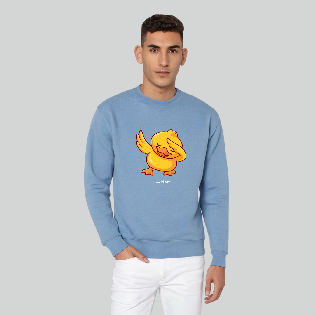 Clothivee Dab Duck Crew Neck Sweatshirt