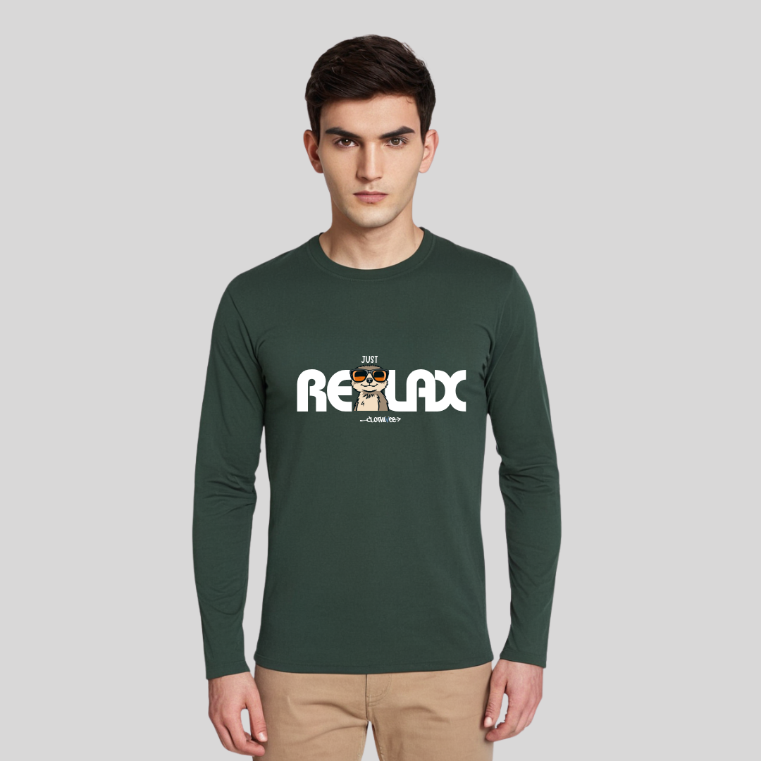 Clothivee Chill Pug Full Sleeves T-shirt