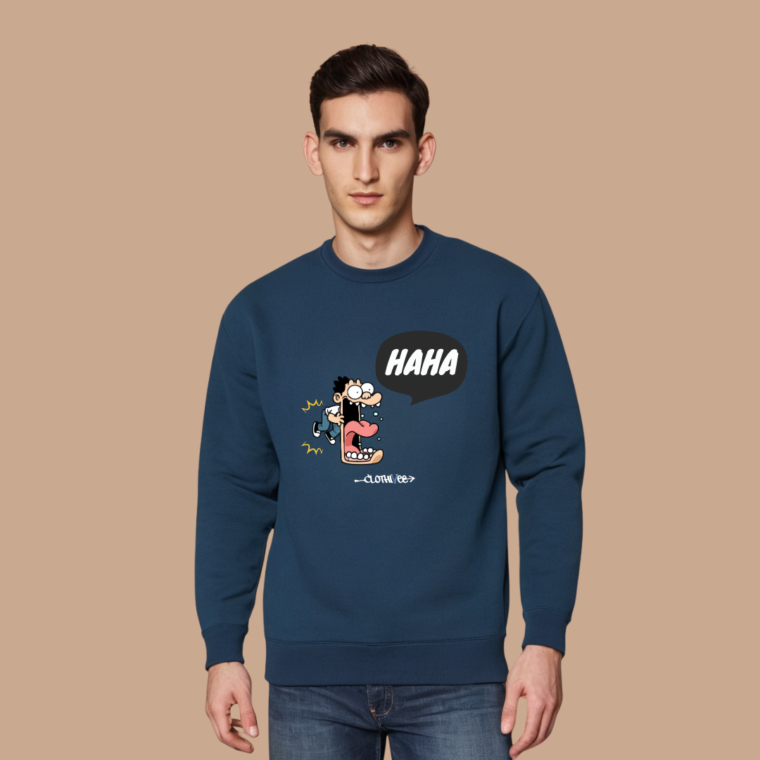 Comic Laughter Cartoon Sweatshirt