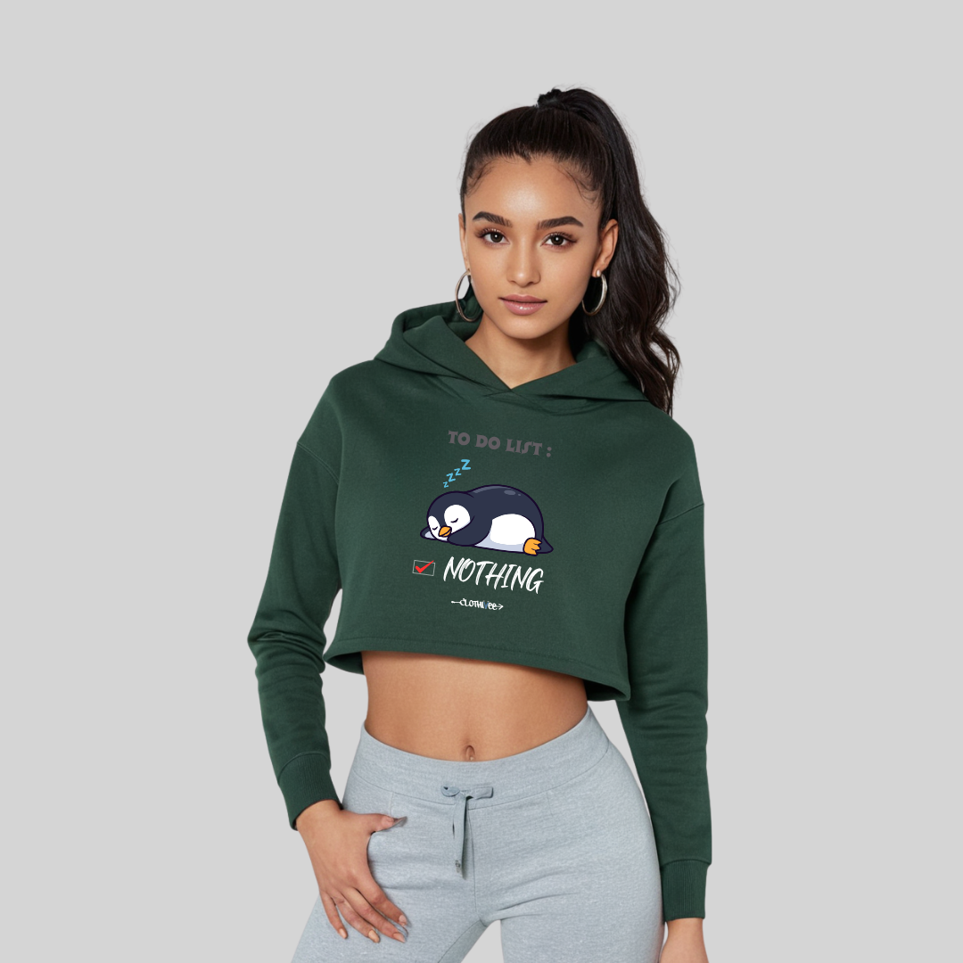 Penguin Women’s Crop Hoodie
