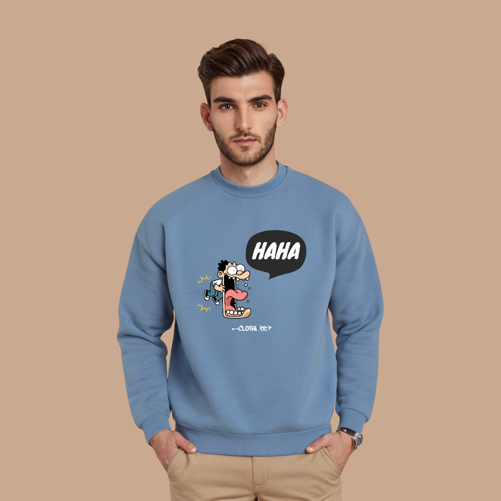 Comic Laughter Cartoon Sweatshirt