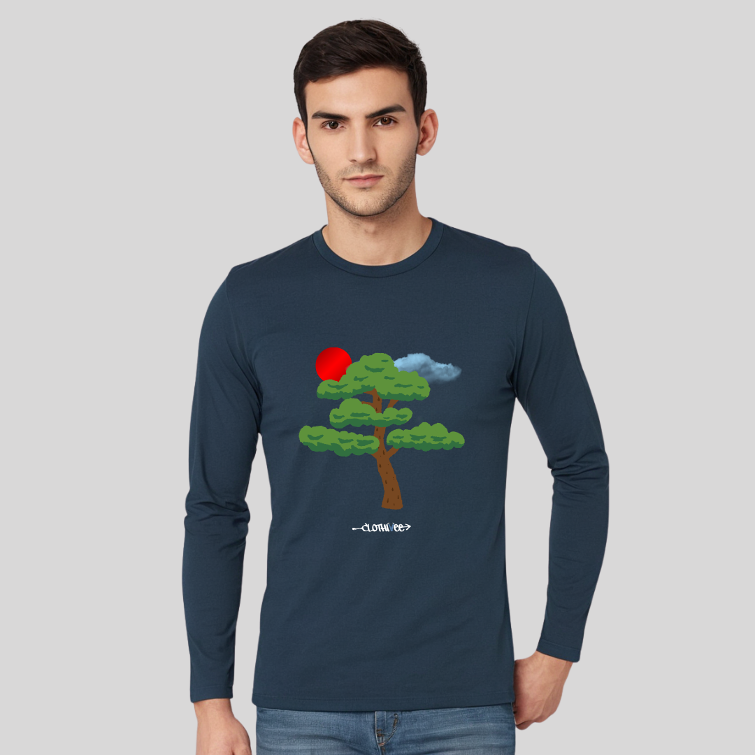 Clothivee Nature Mood Full Sleeves T-shirt