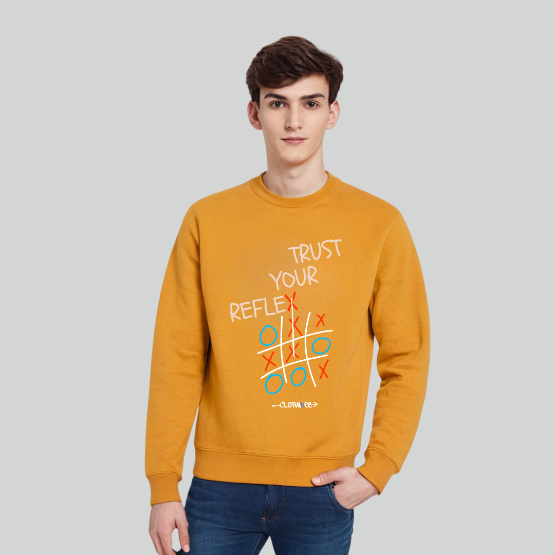 Clothivee Trust Your Reflex Crew Neck Sweatshirt
