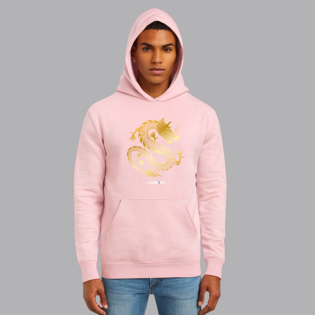 Clothivee Golden Dragon Hoodie