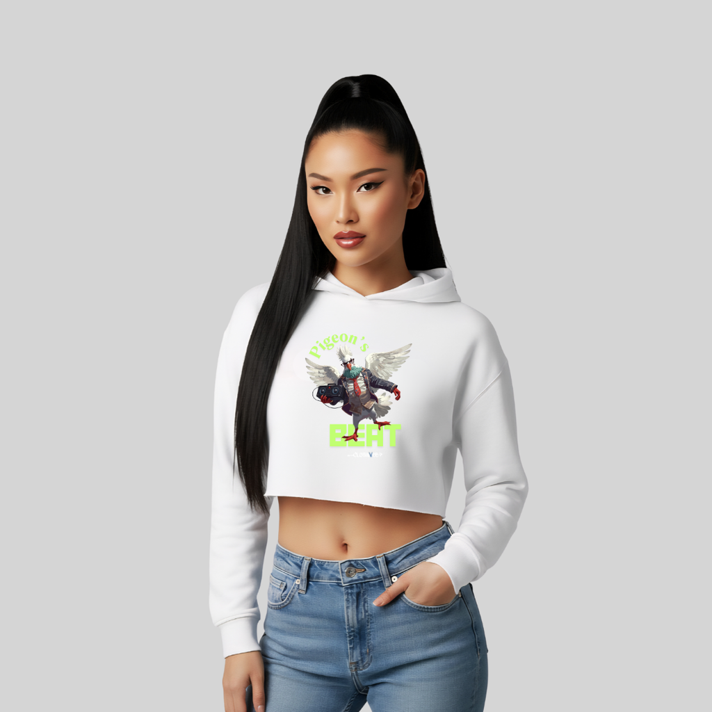 Pigeon's Beat Women’s Crop Hoodie