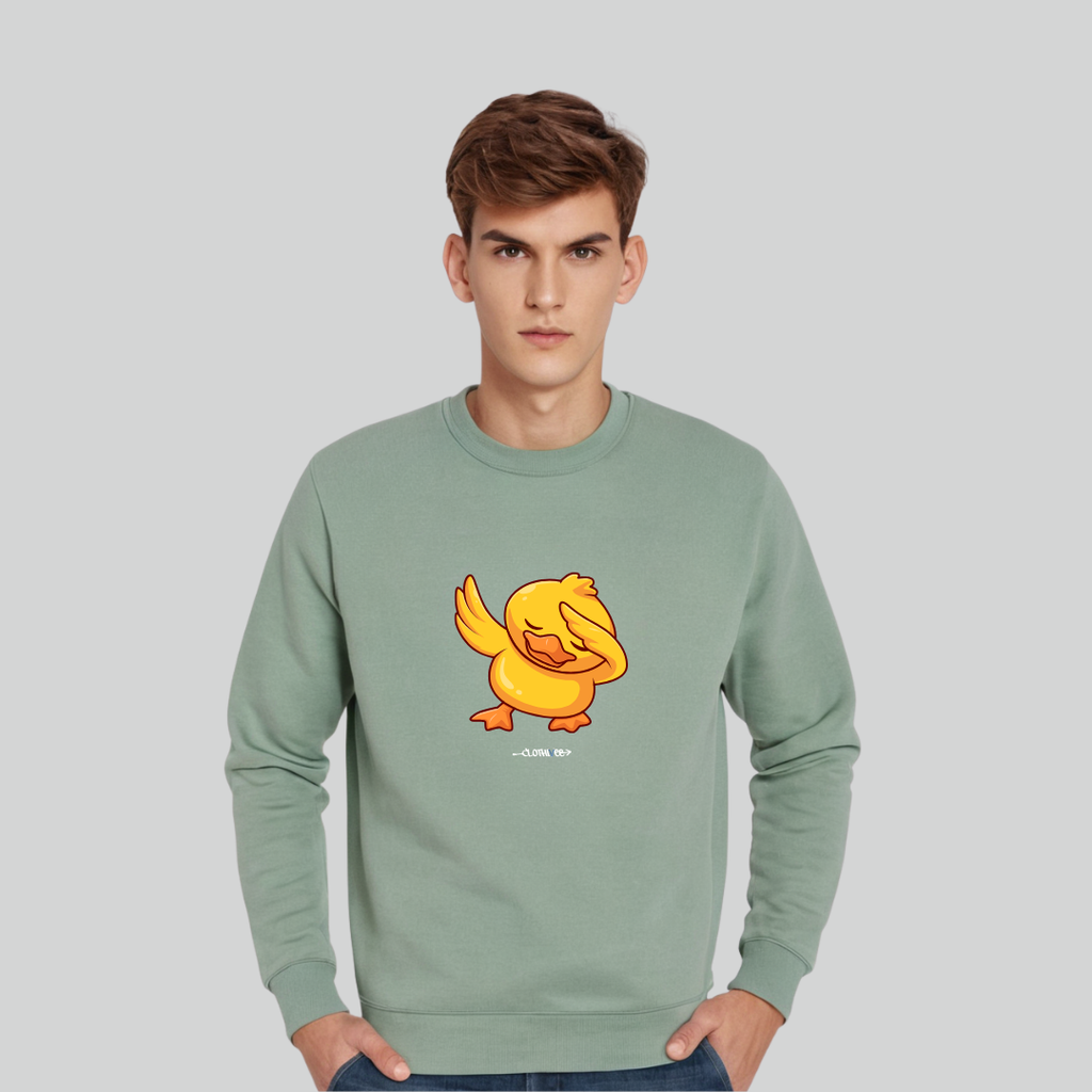 Clothivee Dab Duck Crew Neck Sweatshirt