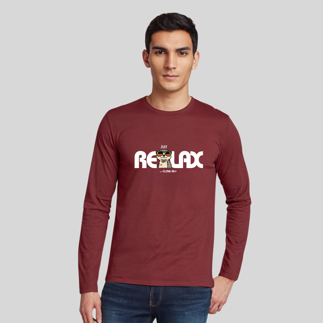 Clothivee Chill Pug Full Sleeves T-shirt