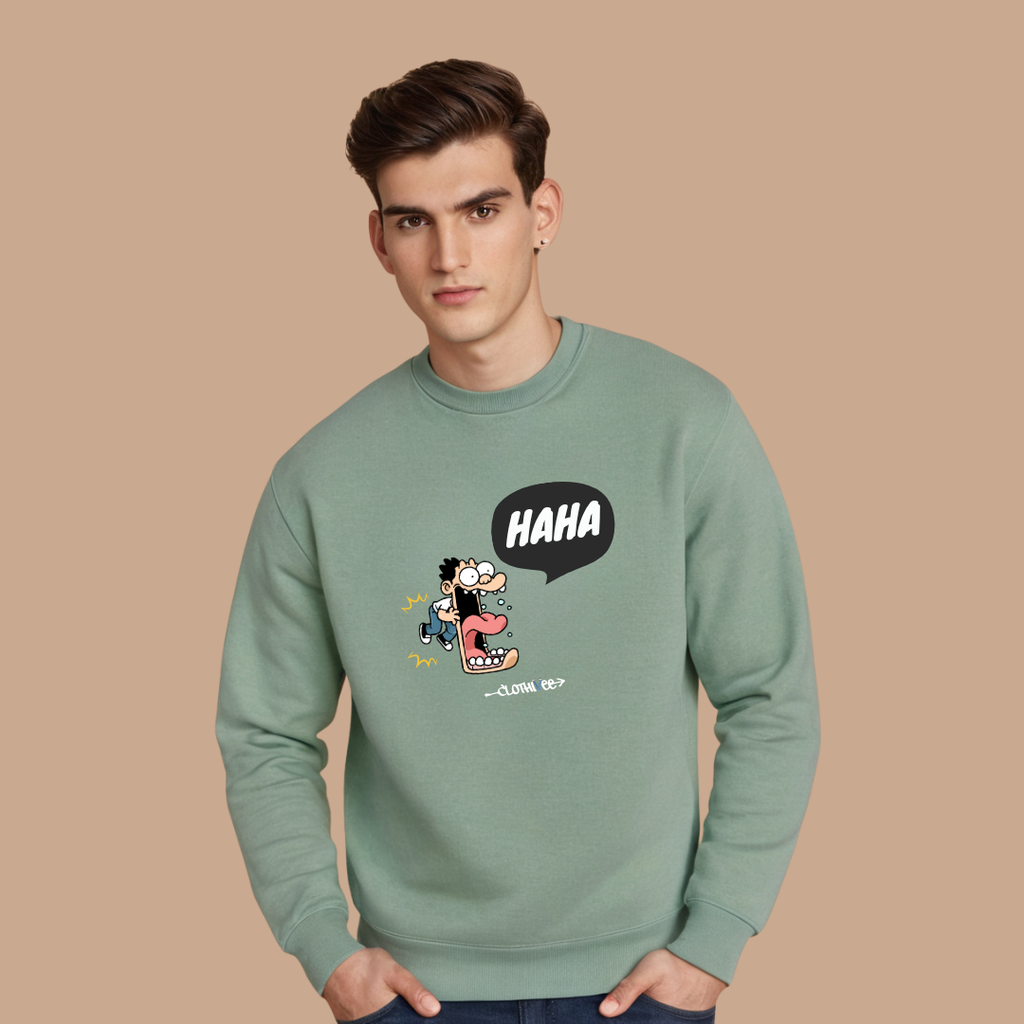 Comic Laughter Cartoon Sweatshirt