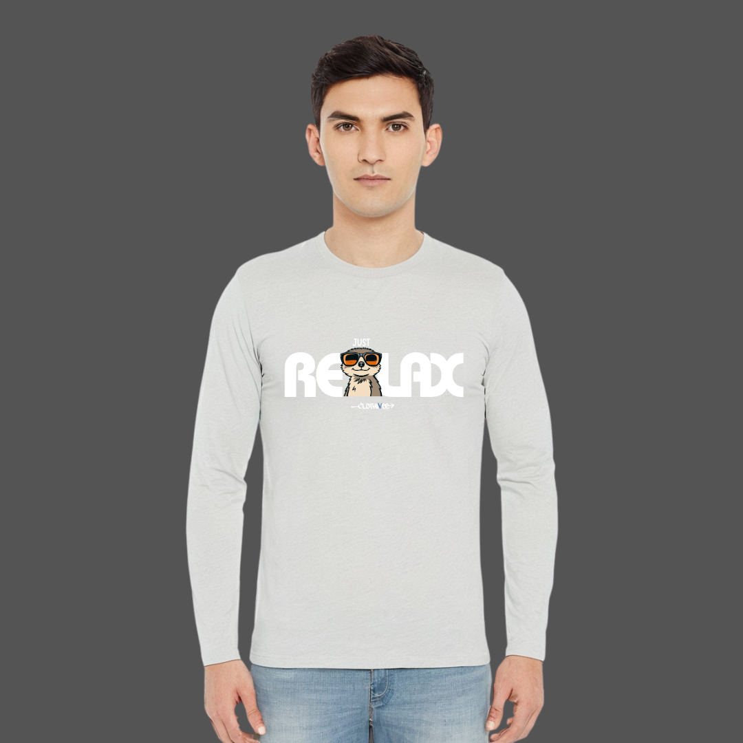 Clothivee Chill Pug Full Sleeves T-shirt