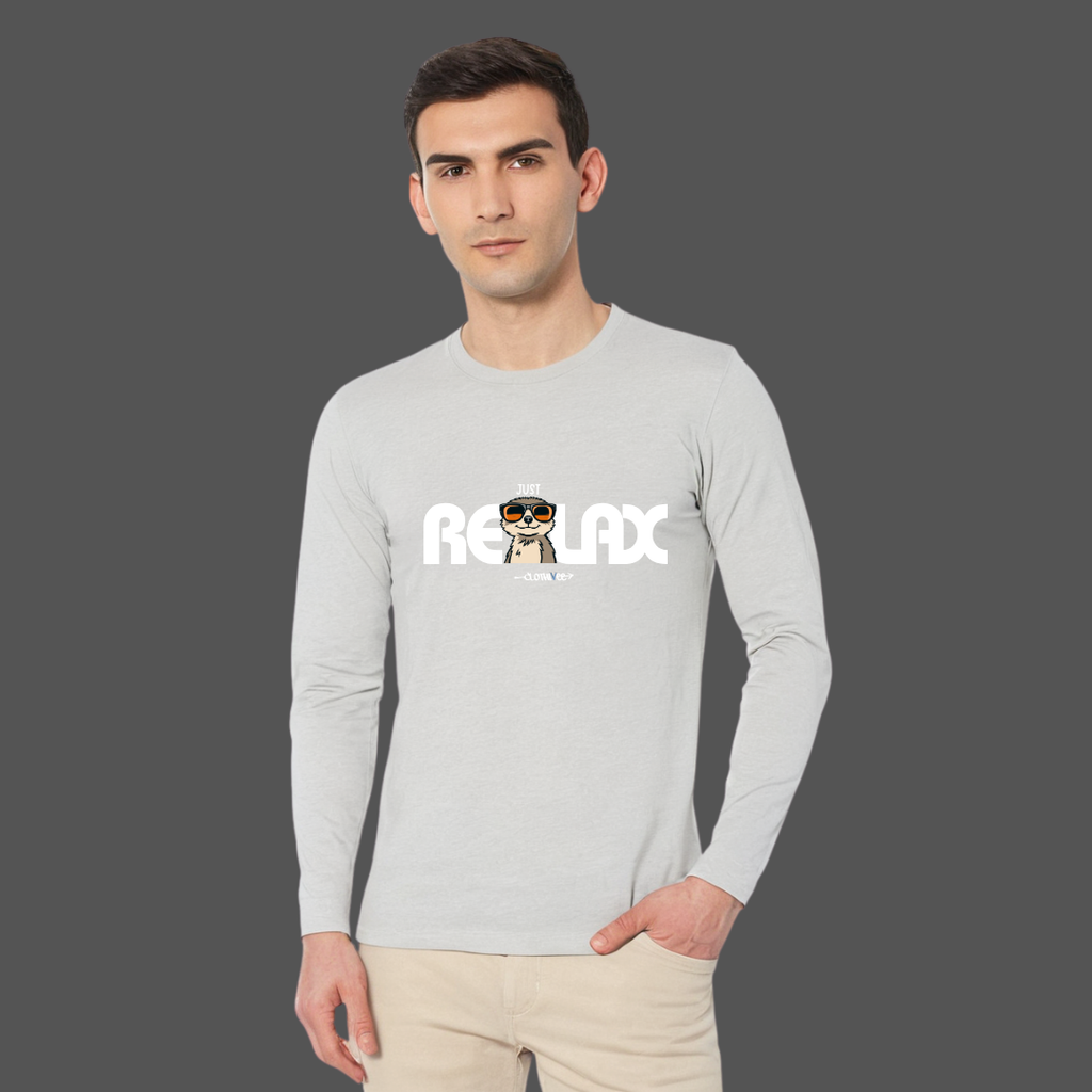 Clothivee Chill Pug Full Sleeves T-shirt