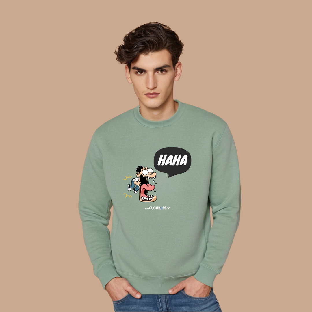 Comic Laughter Cartoon Sweatshirt