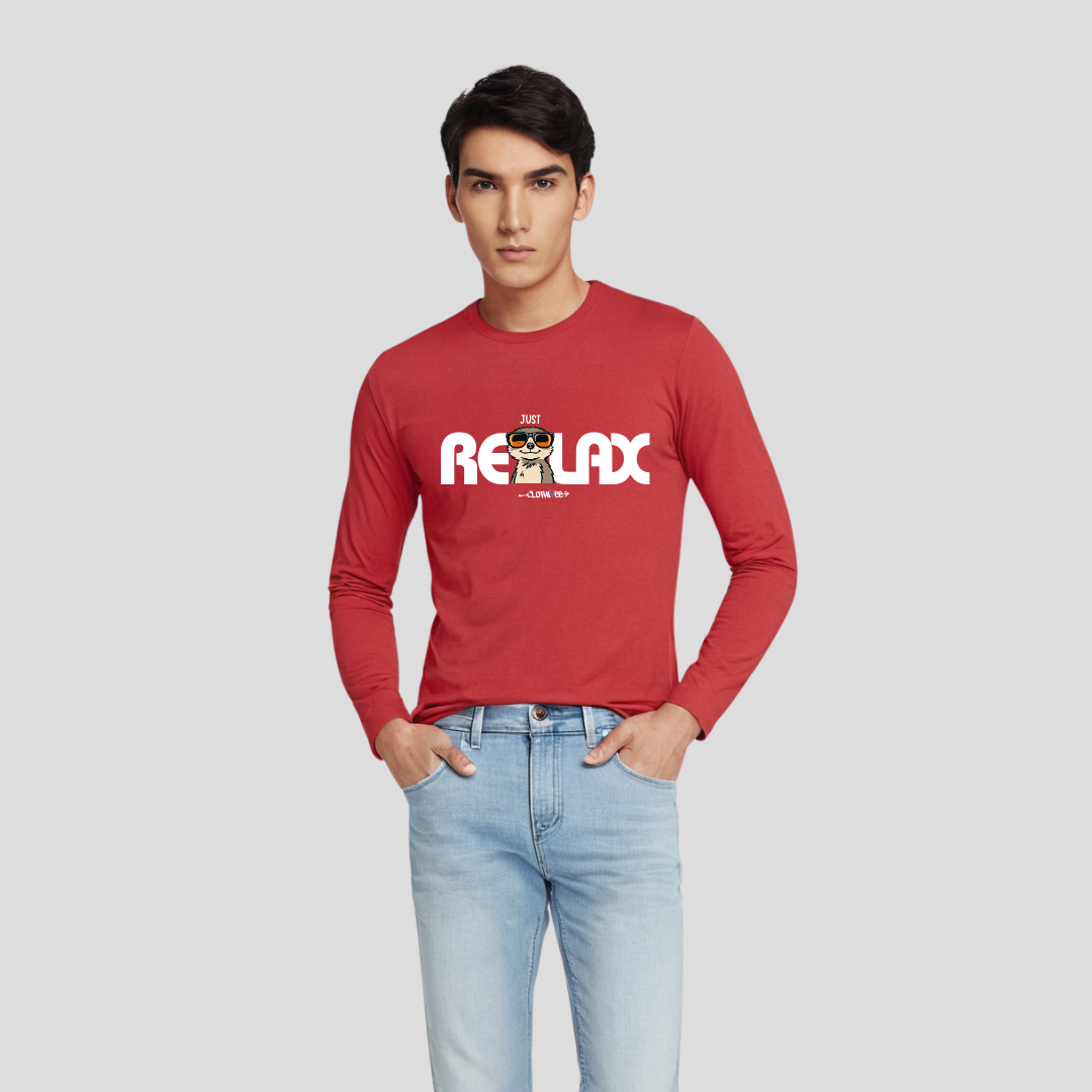 Clothivee Chill Pug Full Sleeves T-shirt