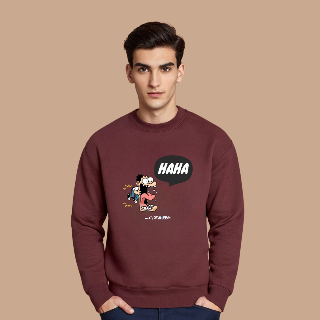 Comic Laughter Cartoon Sweatshirt