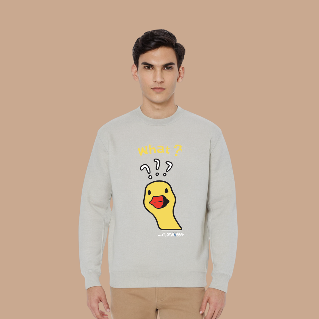Quirky Duck What Sweatshirt