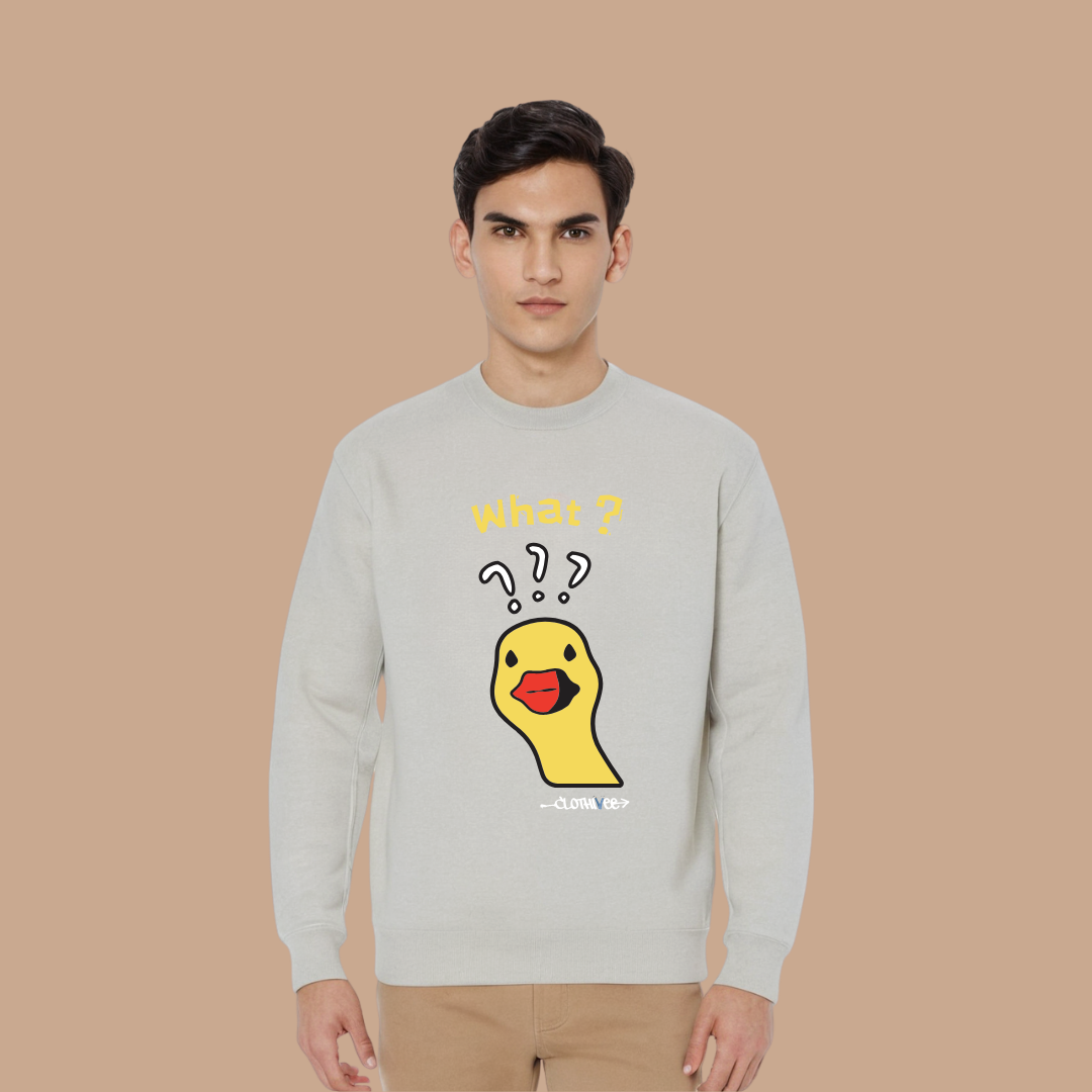 Quirky Duck What Sweatshirt