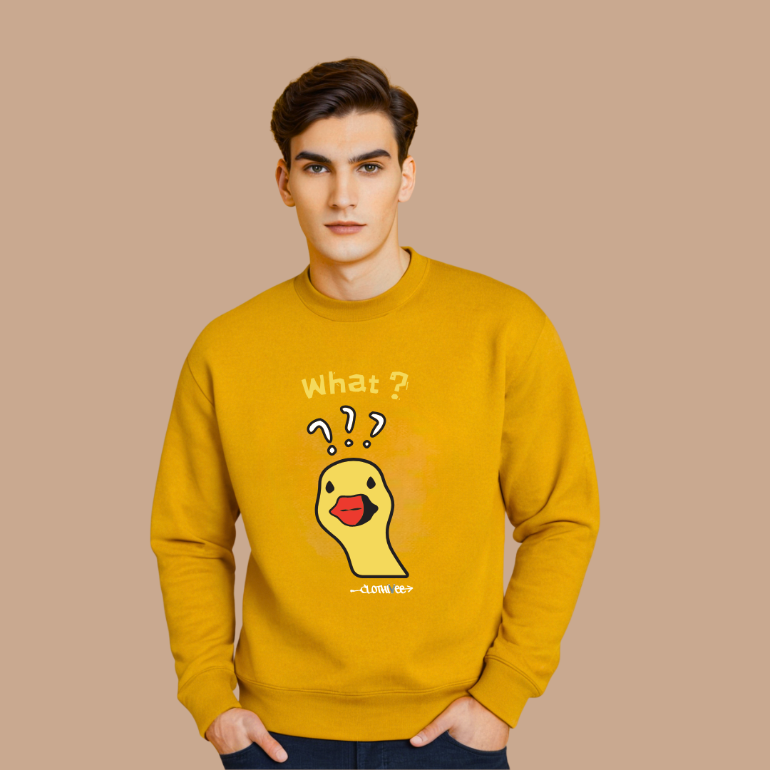 Quirky Duck What Sweatshirt
