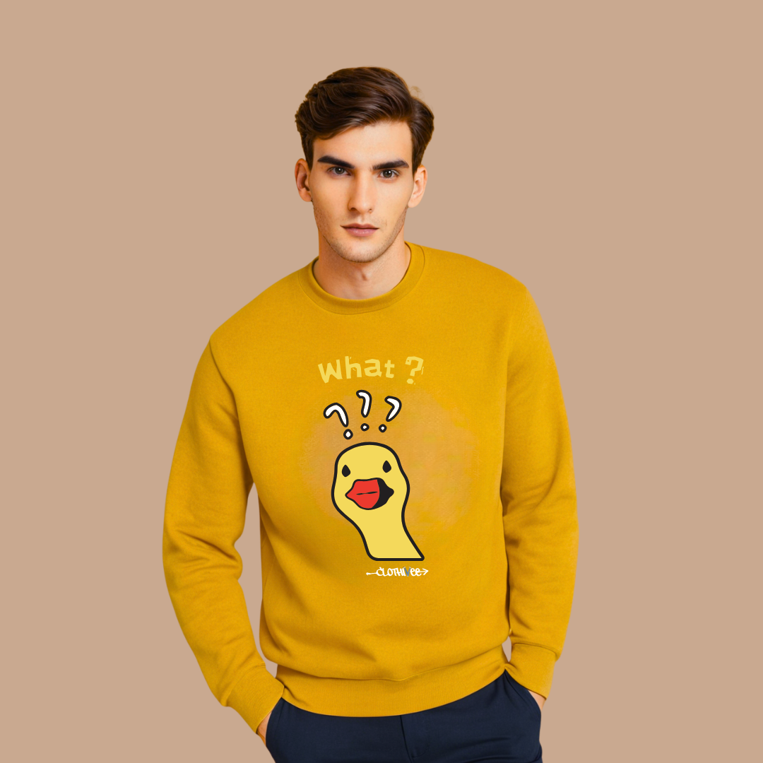 Quirky Duck What Sweatshirt