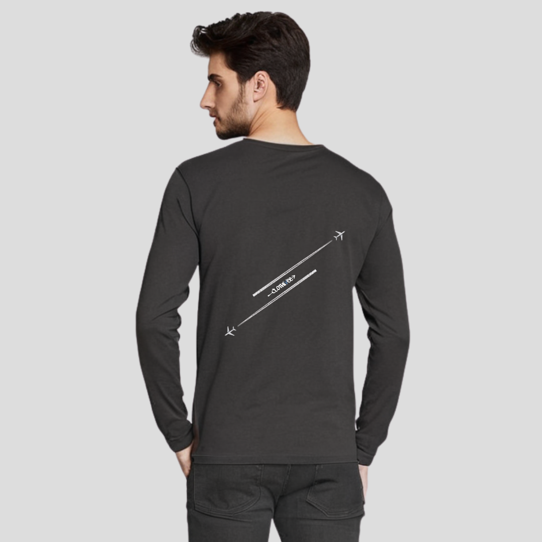 Clothivee Flight Path Full Sleeves T-shirt