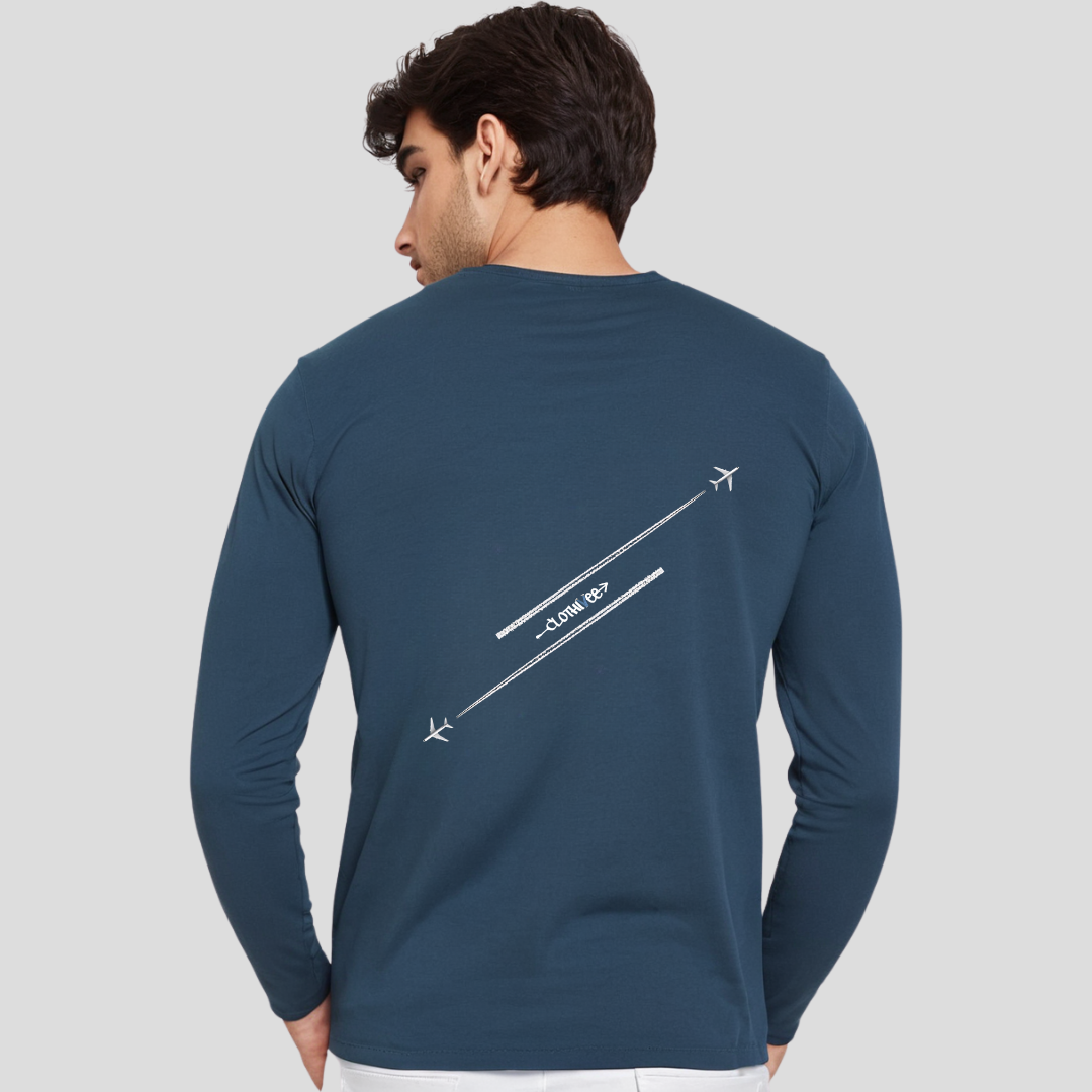Clothivee Flight Path Full Sleeves T-shirt