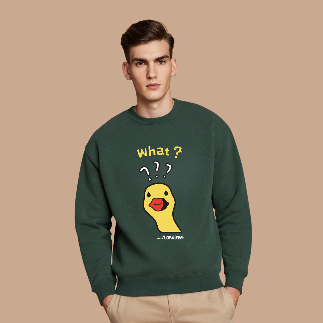 Quirky Duck What Sweatshirt