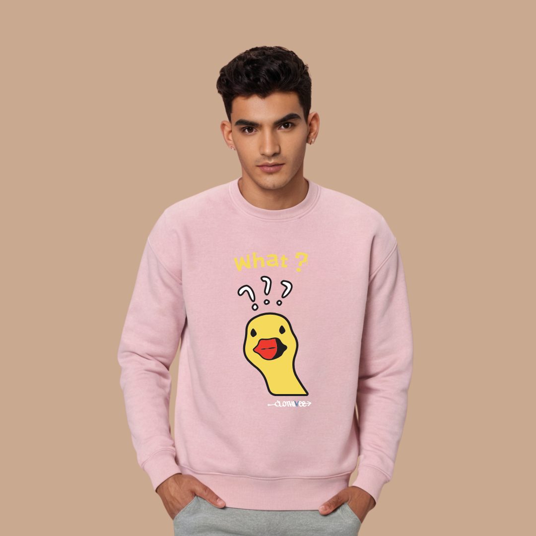 Quirky Duck What Sweatshirt