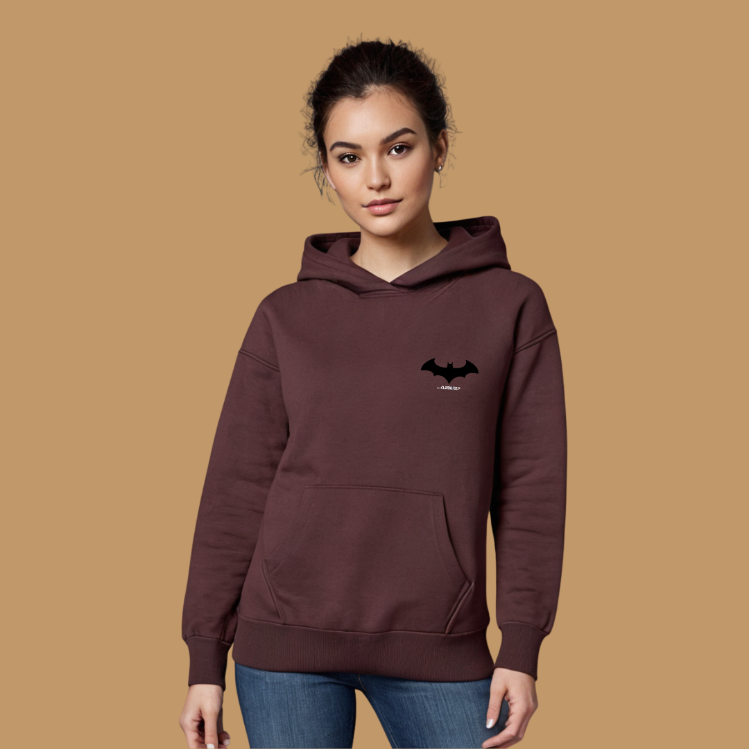 Clothivee Midnight Bat Women Hoodie