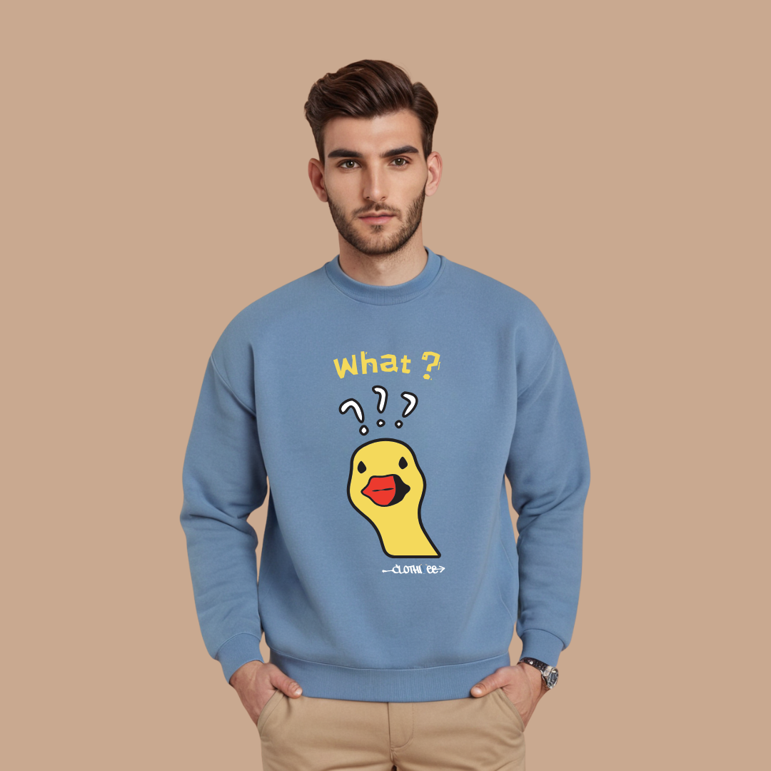 Quirky Duck What Sweatshirt