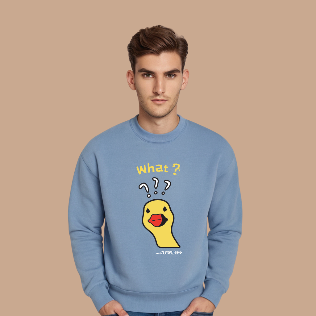 Quirky Duck What Sweatshirt