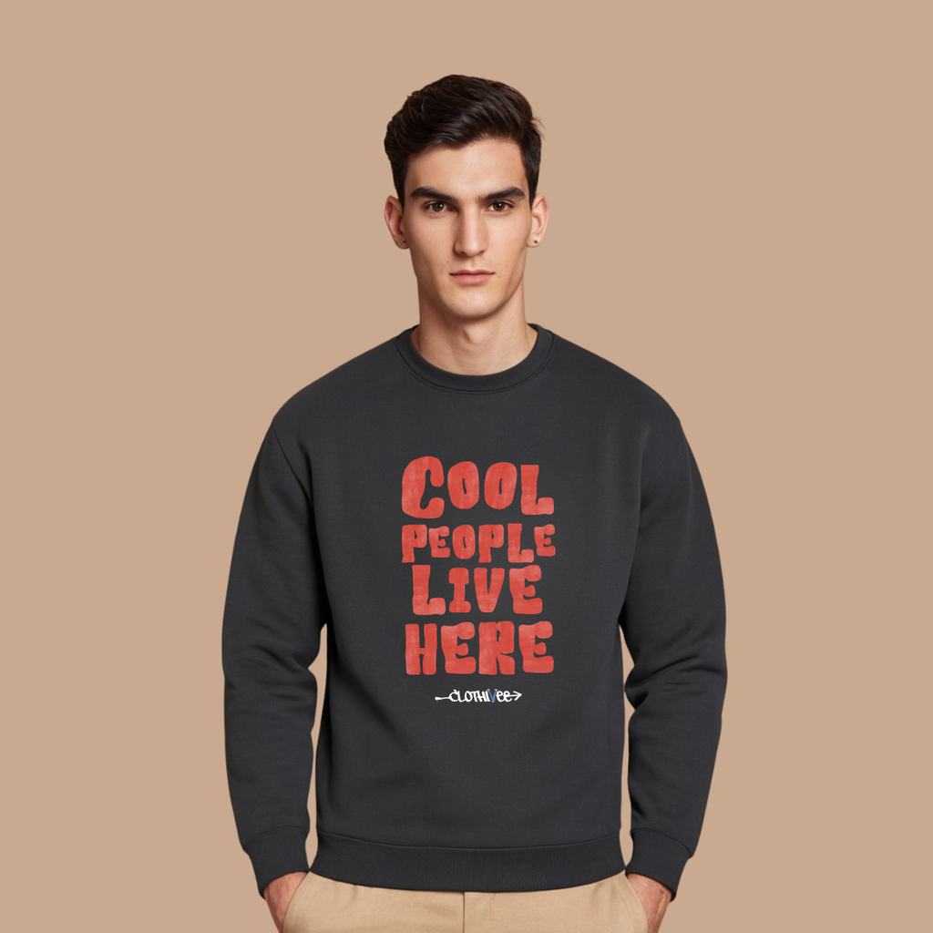 Cool People Statement Sweatshirt