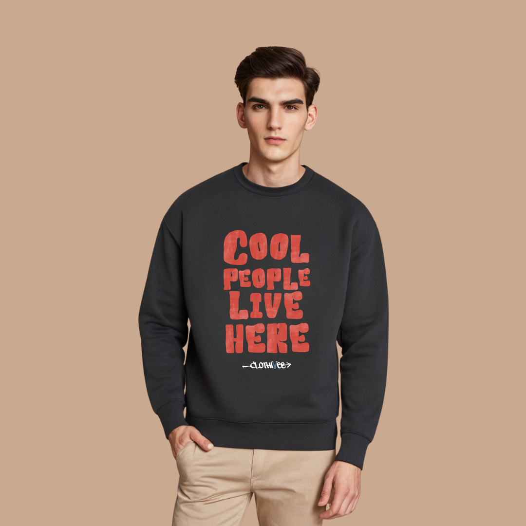 Cool People Statement Sweatshirt