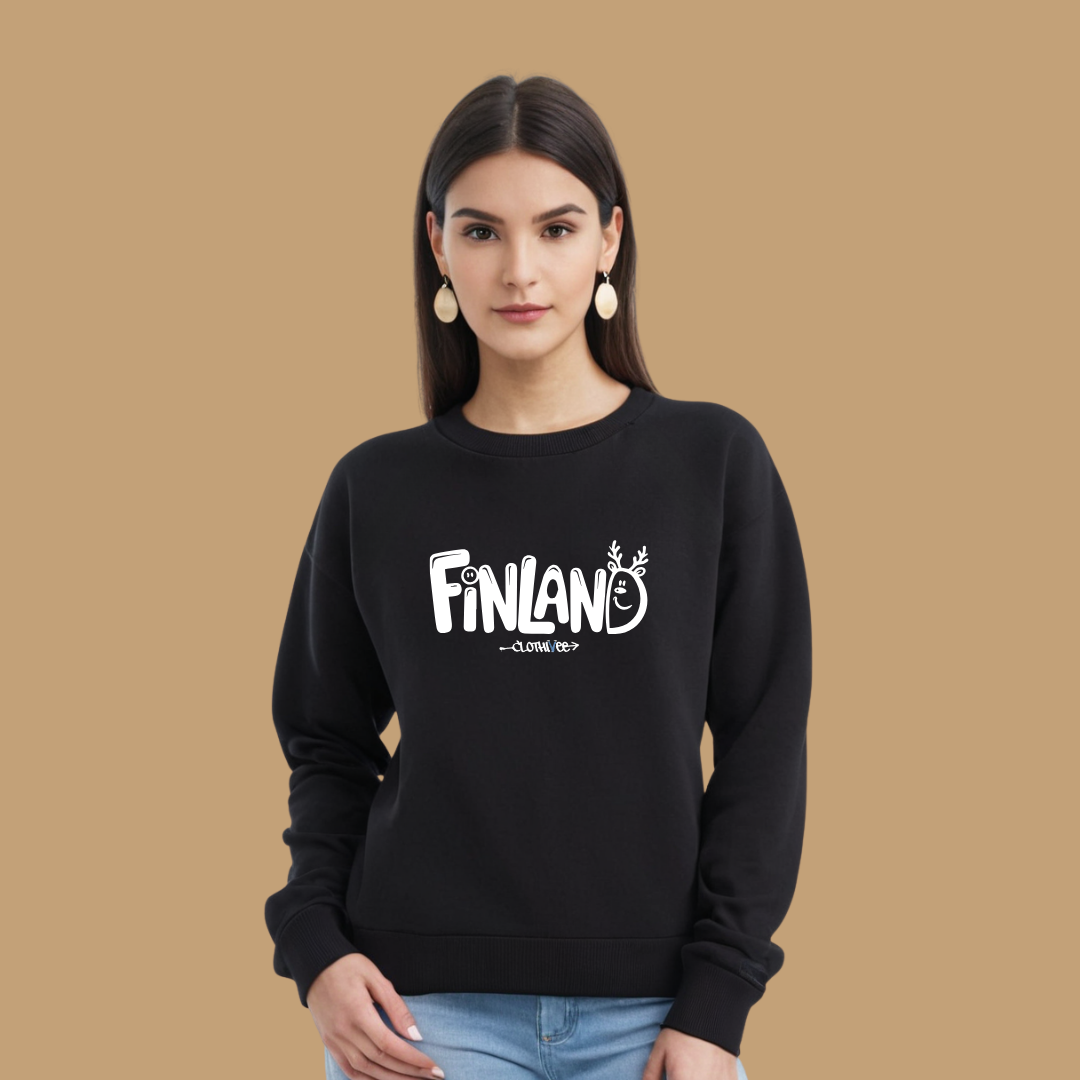 Clothivee Finland Women Sweatshirt