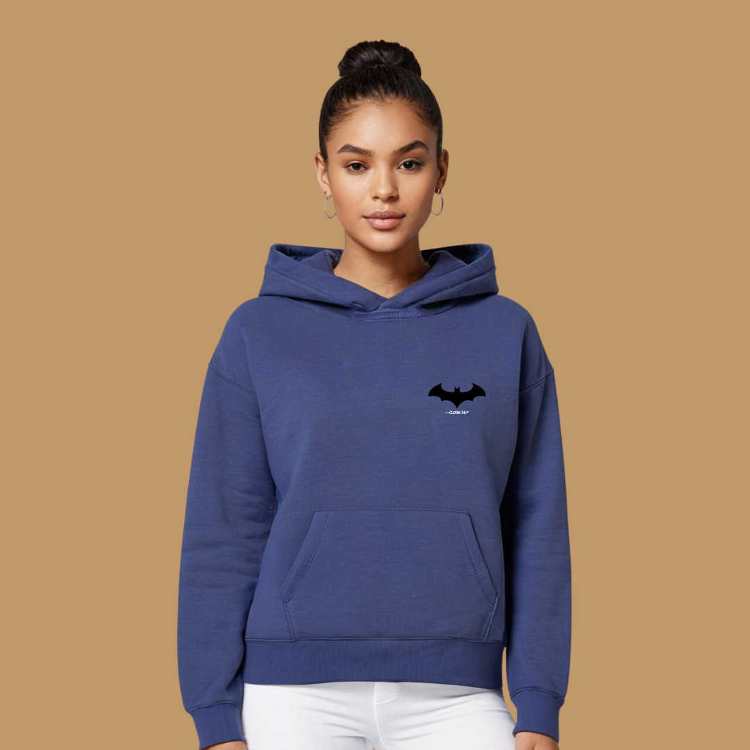 Clothivee Midnight Bat Women Hoodie