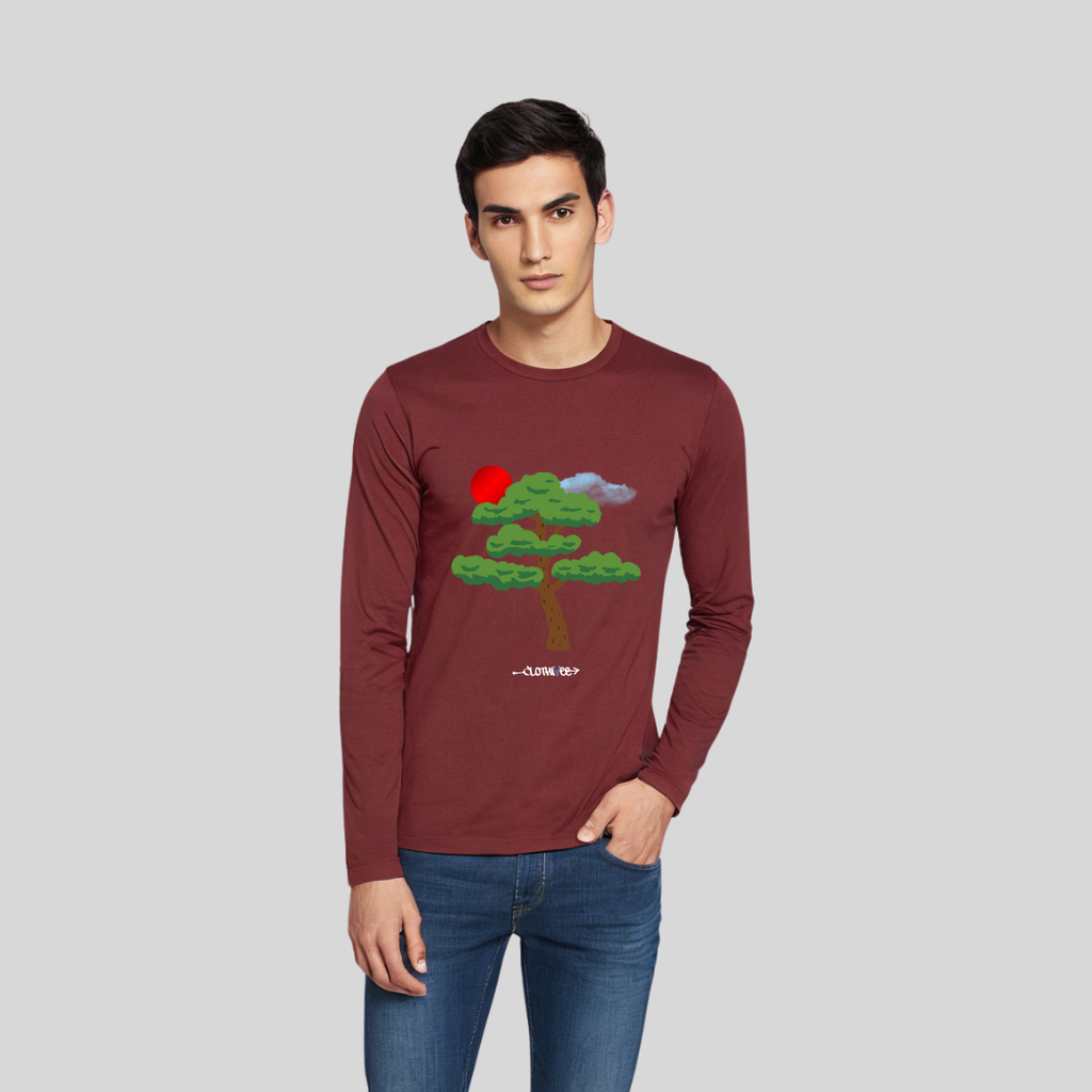 Clothivee Nature Mood Full Sleeves T-shirt