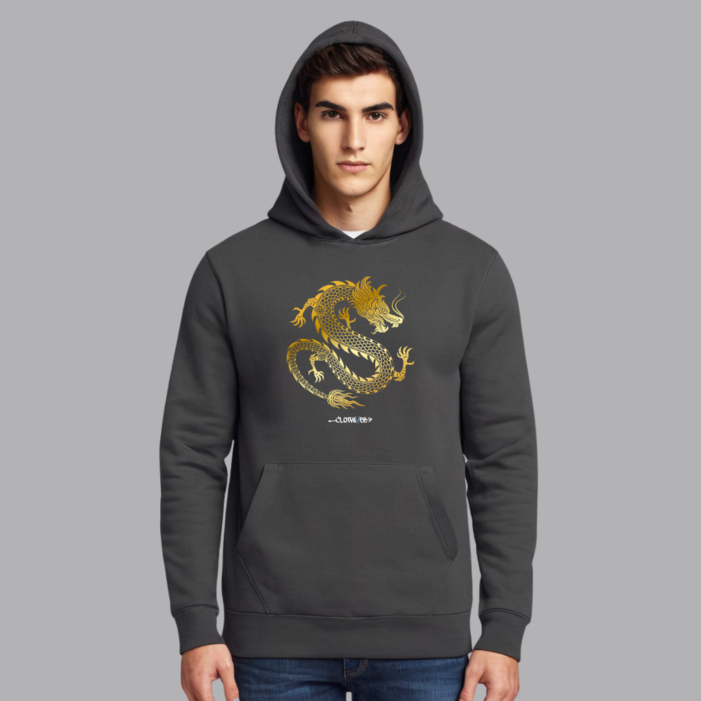 Clothivee Golden Dragon Hoodie