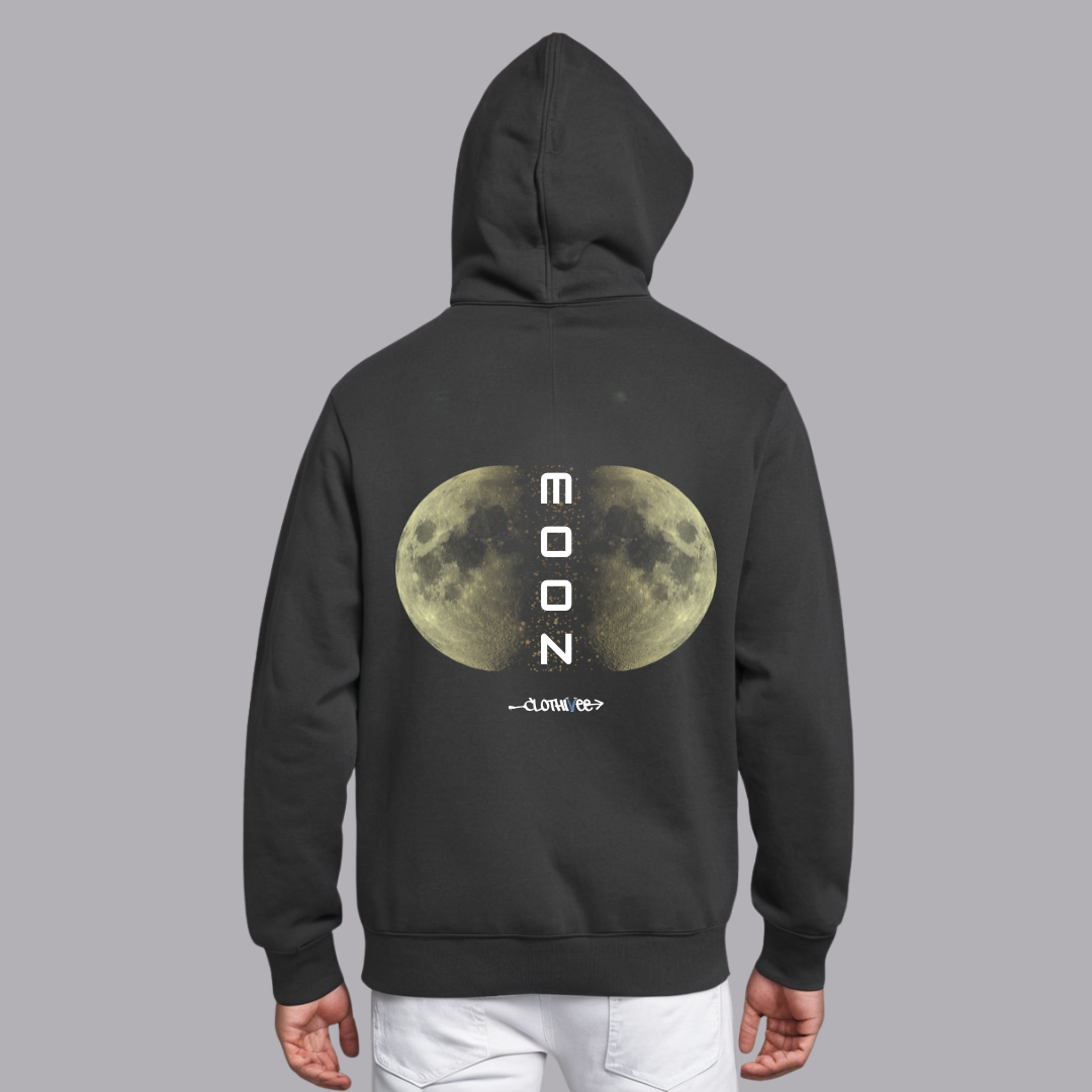 Clothivee Moon Phases Oversized Hoodie