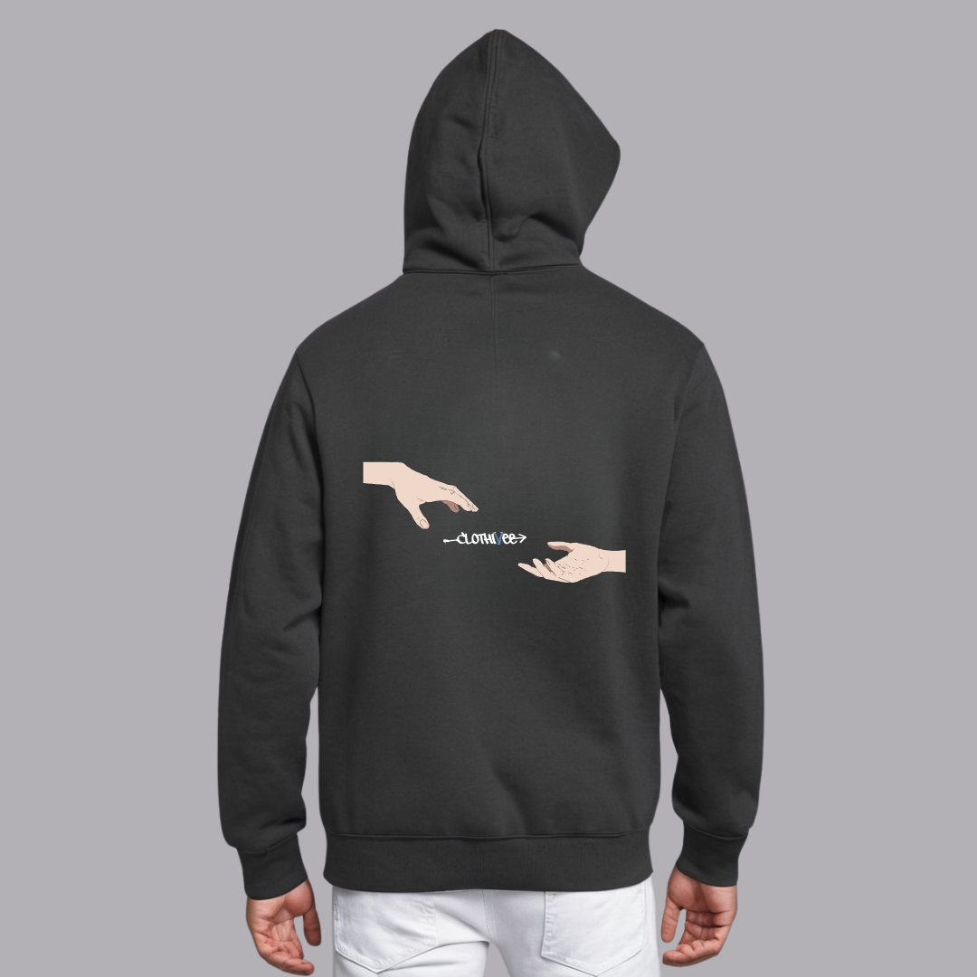 Clothivee Minimal Touch Oversized Hoodie
