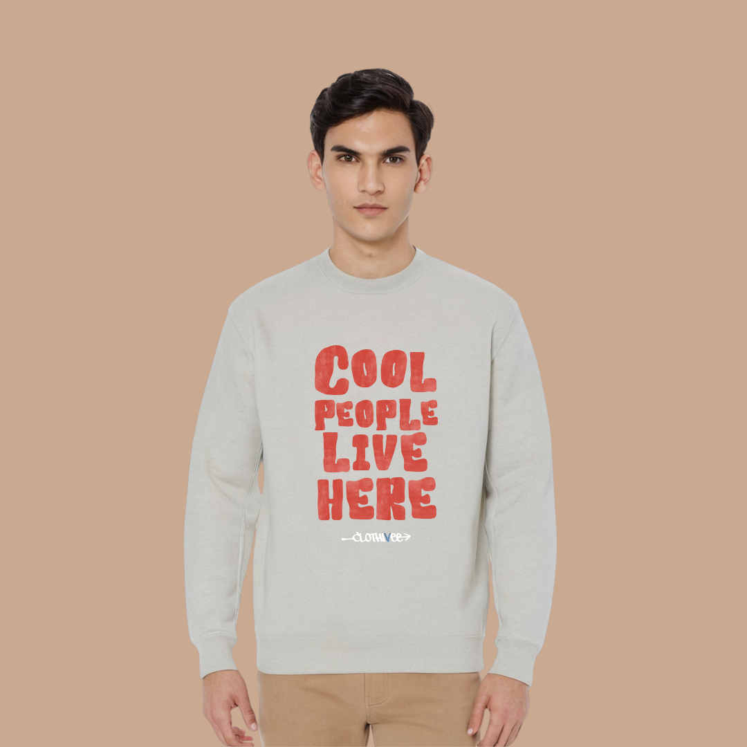 Cool People Statement Sweatshirt