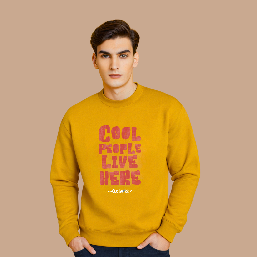Cool People Statement Sweatshirt